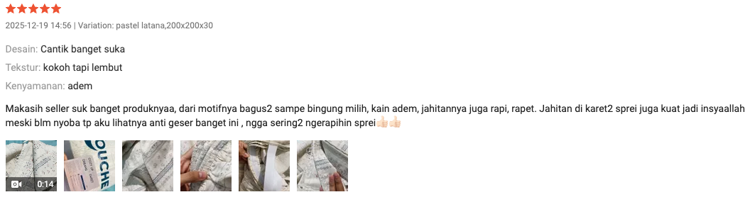 Review pelanggan Couche Home